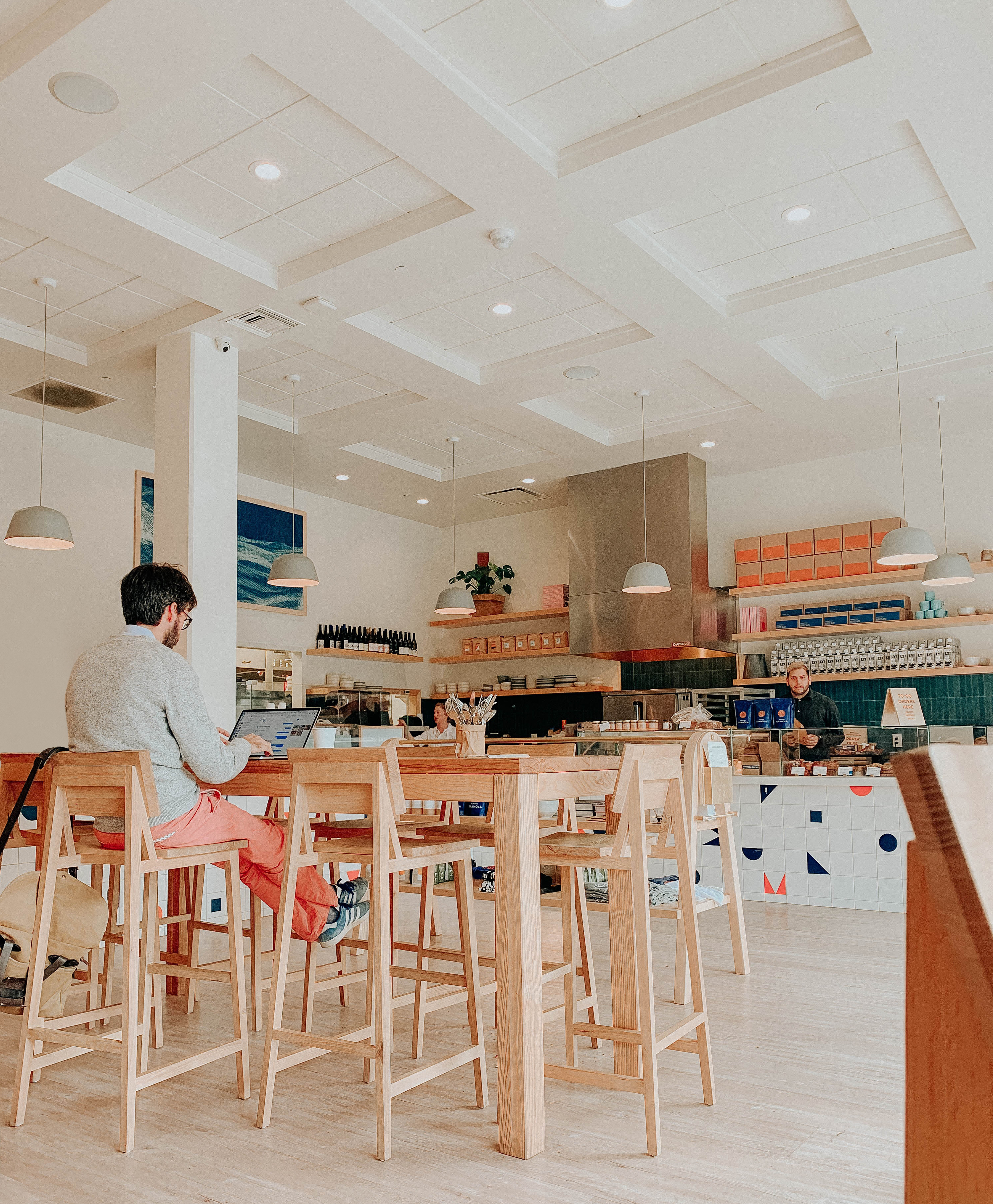 Office coffee shop via Unsplash by Daniele Araya